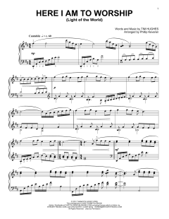 Here I Am To Worship (Light Of The World) [Classical version] von Tim Hughes (Download) 