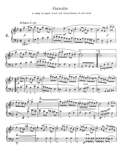 Gavotte I, BWV 808 von Johann Sebastian Bach (Download) 