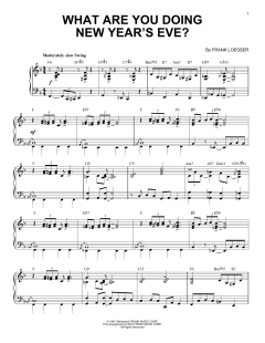 What Are You Doing New Year's Eve? [Jazz version] von Frank Loesser (Download) 