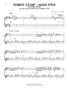 Forrest Gump - Main Title (Feather Theme) von Alan Silvestri (Download) 