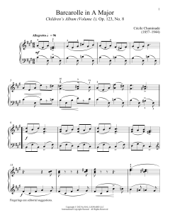Barcarolle von Cécile Chaminade (Download) 