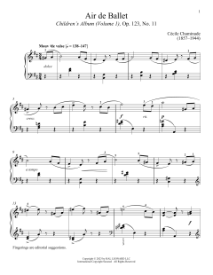 Air de Ballet von Cécile Chaminade (Download) 