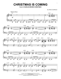 Christmas Is Coming [Jazz version] von Vince Guaraldi (Download) 