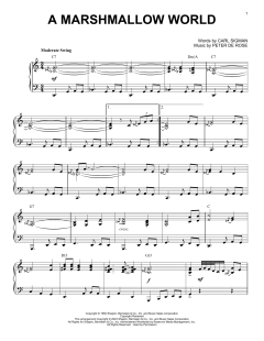 A Marshmallow World [Boogie Woogie version] von Carl Sigman (Download) 