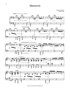 Minstrels (ed. Richard Walters) von Claude Debussy (Download) 
