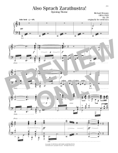 Also Sprach Zarathustra, Opening Theme von Richard Strauss (Download) 
