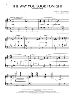 The Way You Look Tonight von Jerome Kern (Download) 