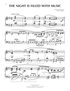 The Night Is Filled With Music von Irving Berlin (Download) 