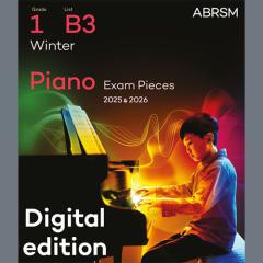 Winter (Grade 1, list B3, from the ABRSM Piano Syllabus 2025 & 2026) (Download) 