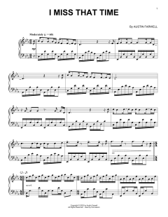 I Miss That Time von Austin Farwell (Download) 