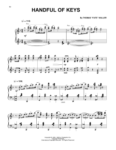 Handful Of Keys von Thomas "Fats" Waller (Download) 