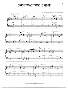 Christmas Time Is Here von Lee Mendelson (Download) 