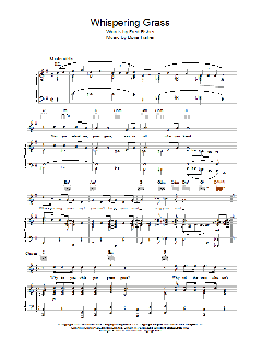 Whispering Grass von Fred Fisher (Download) 