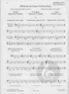 Methode Du Jeune Violoncelliste im Alle Noten Shop kaufen