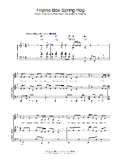 Filipino Box Spring Hog von Gabriel Fauré (Download) 