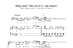 Why Don't We Do It in the Road von Jonathan Larson (Download) 