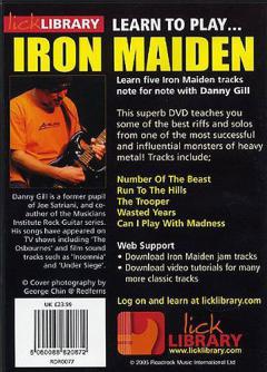 Learn To Play Iron Maiden von Danny Gill 