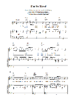 I'm So Tired von The Beatles (Download) 