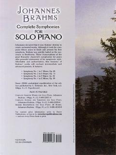 Complete Symphonies For Solo Piano von Johannes Brahms 