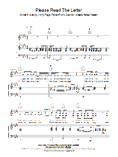 Please Read The Letter von Jimmy Page (Download) 