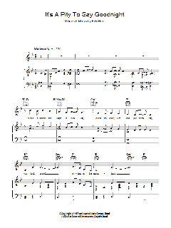 It's A Pity To Say Goodnight von Henry Mancini (Download) 