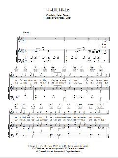 Hi-Lili, Hi-Lo von Paul Englishby (Download) 