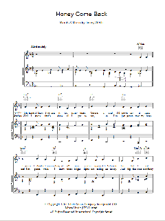 Honey Come Back von Glen Campbell (Download) 