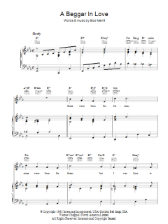 A Beggar In Love von Bob Merrill (Download) 