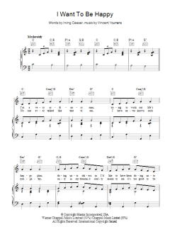 I Want To Be Happy von Vincent Youmans (Download) 