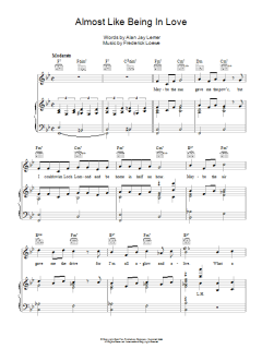 Almost Like Being In Love von Stephen Sondheim (Download) 