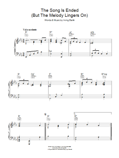 The Song Is Ended (But The Melody Lingers On) von Irving Berlin (Download) 