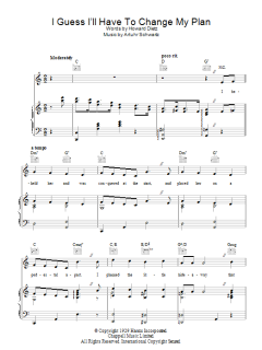 I Guess I'll Have To Change My Plan von Arthur Schwartz (Download) 