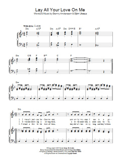 Lay All Your Love On Me von ABBA (Download) 
