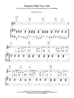 Haven't Met You Yet von Alan Chang (Download) 