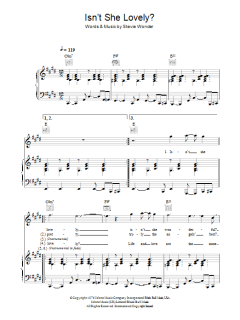 Isn't She Lovely von Stevie Wonder (Download) 