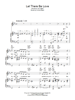 Let There Be Love von Lionel Rand (Download) 