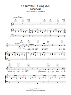 If You Want To Sing Out, Sing Out von Cat Stevens (Download) 