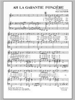 Ah! La Garantie Fonciere von Henri Salvador (Download) 