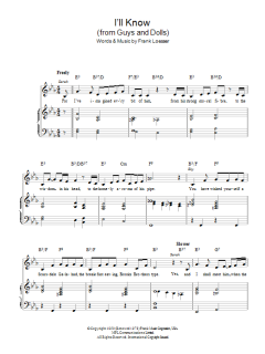 I'll Know von Frank Loesser (Download) 