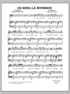 Ce Soir La Musique von Mort Shuman (Download) 