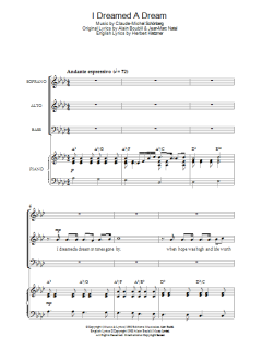 I Dreamed A Dream von Jim Steinman (Download) 