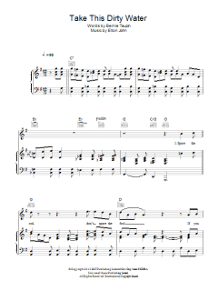 Take This Dirty Water von Elton John (Download) 