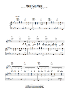Hard Out Here von Lily Allen (Download) 
