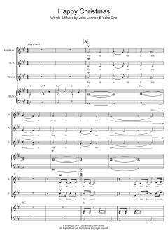 Happy Xmas (War Is Over) von John Lennon (Download) 
