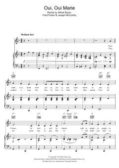 Oui, Oui Marie von Fred Fisher (Download) 