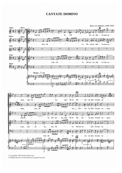 Cantate Domino von Hans Leo Haßler (Download) 