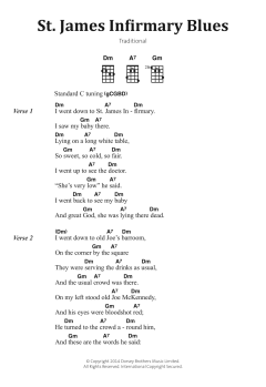 St James' Infirmary Blues von Traditional (Download) 
