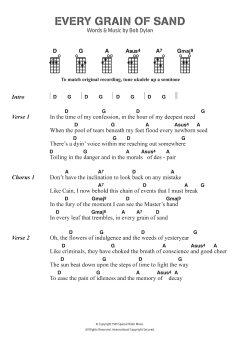 Every Grain Of Sand von Bob Dylan (Download) 