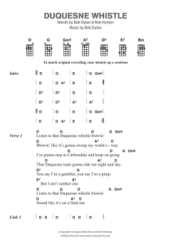Duquesne Whistle von Bob Dylan (Download) 
