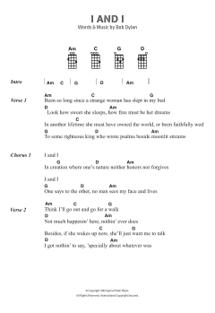 I And I von Bob Dylan (Download) 